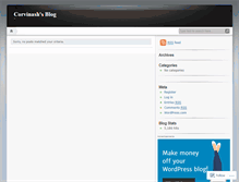 Tablet Screenshot of corvinash.wordpress.com