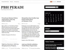 Tablet Screenshot of pbhperadi.wordpress.com