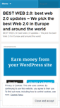 Mobile Screenshot of bestweb20.wordpress.com