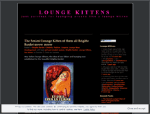 Tablet Screenshot of loungekittens.wordpress.com