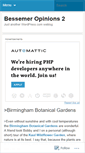 Mobile Screenshot of bessemeropinions.wordpress.com