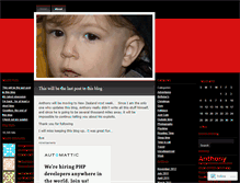 Tablet Screenshot of anthonyfavero.wordpress.com