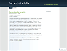 Tablet Screenshot of currambalabella.wordpress.com