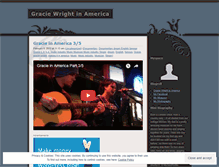 Tablet Screenshot of graciewright.wordpress.com
