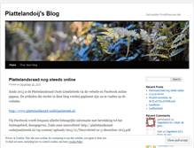 Tablet Screenshot of plattelandoij.wordpress.com