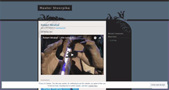 Desktop Screenshot of mastersteerpike.wordpress.com