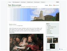 Tablet Screenshot of ammonastery.wordpress.com