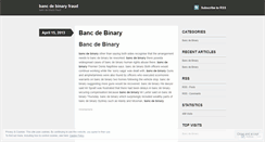 Desktop Screenshot of mariettaga.bancdebinaryfraud.wordpress.com