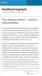 Mobile Screenshot of healthylivingstyle.wordpress.com