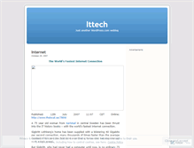 Tablet Screenshot of ittechnow.wordpress.com