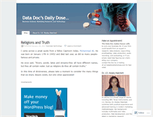 Tablet Screenshot of datadoc.wordpress.com