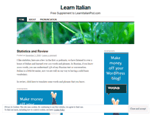 Tablet Screenshot of litalian.wordpress.com