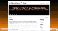 Desktop Screenshot of breakbeatwaterford.wordpress.com