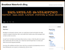 Tablet Screenshot of breakbeatwaterford.wordpress.com