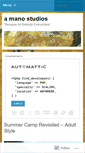 Mobile Screenshot of amanostudios.wordpress.com