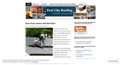 Desktop Screenshot of portcityroofing.wordpress.com