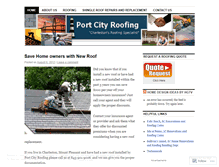 Tablet Screenshot of portcityroofing.wordpress.com