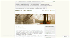 Desktop Screenshot of lapantallaquetepario.wordpress.com