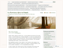 Tablet Screenshot of lapantallaquetepario.wordpress.com
