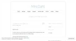 Desktop Screenshot of mrsdahl.wordpress.com