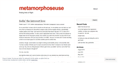 Desktop Screenshot of metamorphoseuse.wordpress.com