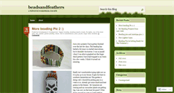 Desktop Screenshot of beadsandfeathers.wordpress.com