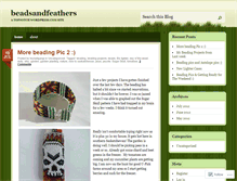 Tablet Screenshot of beadsandfeathers.wordpress.com