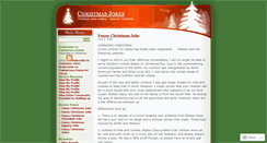 Desktop Screenshot of christmasjokes.wordpress.com