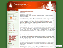 Tablet Screenshot of christmasjokes.wordpress.com