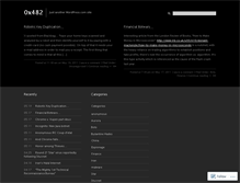 Tablet Screenshot of 0x482.wordpress.com