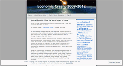 Desktop Screenshot of econocrash2009.wordpress.com