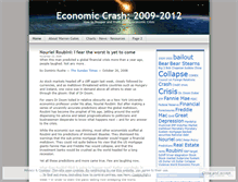 Tablet Screenshot of econocrash2009.wordpress.com