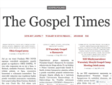 Tablet Screenshot of gospelpoland.wordpress.com