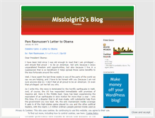 Tablet Screenshot of misslolgirl2.wordpress.com