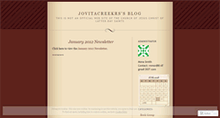 Desktop Screenshot of jovitacreekrs.wordpress.com