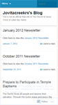 Mobile Screenshot of jovitacreekrs.wordpress.com