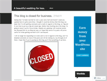 Tablet Screenshot of budgetbeautiful.wordpress.com