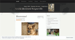 Desktop Screenshot of ecuriedesreignevilles.wordpress.com