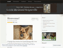 Tablet Screenshot of ecuriedesreignevilles.wordpress.com