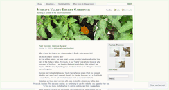 Desktop Screenshot of mohavevalleydesertgardener.wordpress.com