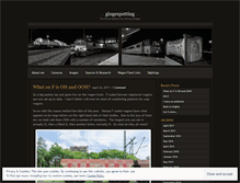 Tablet Screenshot of gingespotting.wordpress.com