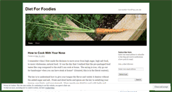 Desktop Screenshot of dietforfoodies.wordpress.com