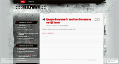 Desktop Screenshot of hellpawn.wordpress.com