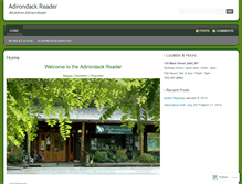 Tablet Screenshot of adirondackreader.wordpress.com