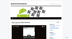 Desktop Screenshot of androidcheckstand.wordpress.com