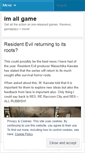Mobile Screenshot of imallgame.wordpress.com