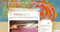 Desktop Screenshot of barefootonthefarm.wordpress.com