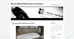 Desktop Screenshot of miraclemethod.wordpress.com