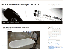 Tablet Screenshot of miraclemethod.wordpress.com