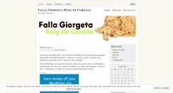Desktop Screenshot of fallagiorgeta.wordpress.com